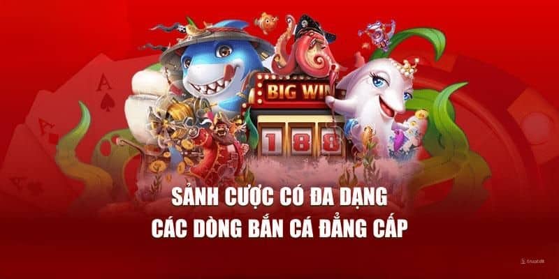 Những sảnh bắn cá siêu cuốn hút có tại sân chơi MB66